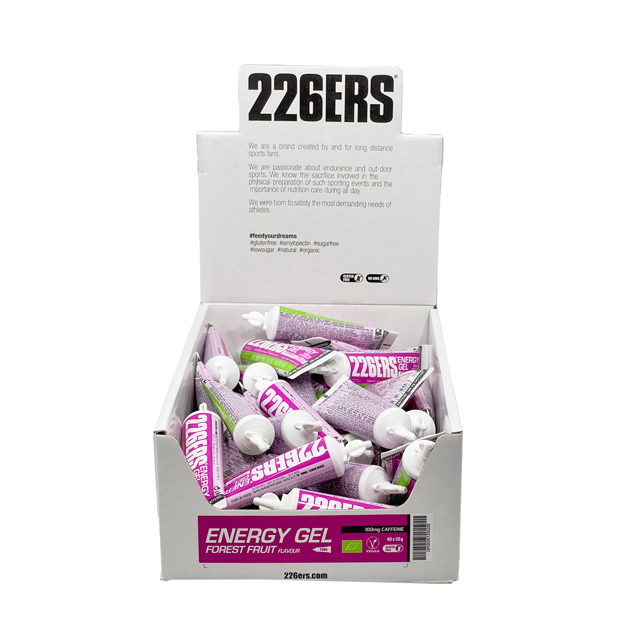 226ERS ENERGY GEL BIO BOX 40 UNITS FRUITS OF THE FOREST