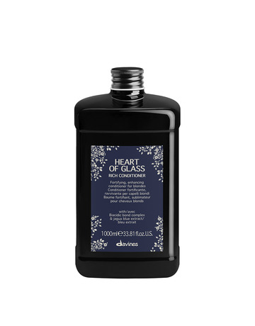 Davines Heart of Glass Rich Acondicionador Rubios 1000 ml