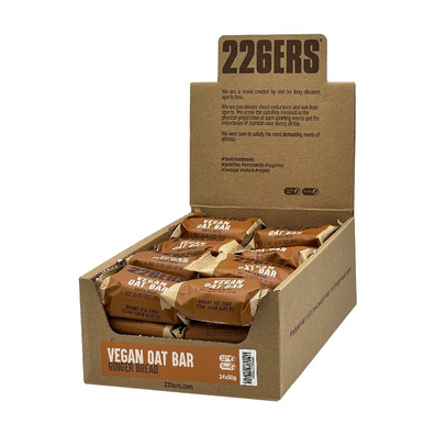 226ERS VEGAN OAT BAR Caja 24 Unidades Ginger Bread
