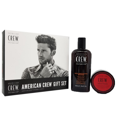 American Crew Gift Set Daily Shampoo + Cream Pomade