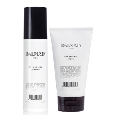 Balmain pack Styling Gel Strong + Pre Styling Cream