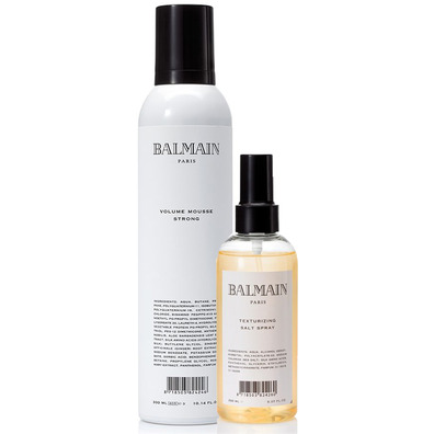 Balmain Pack Volume Mousse Strong + Texturizing Salt Spray