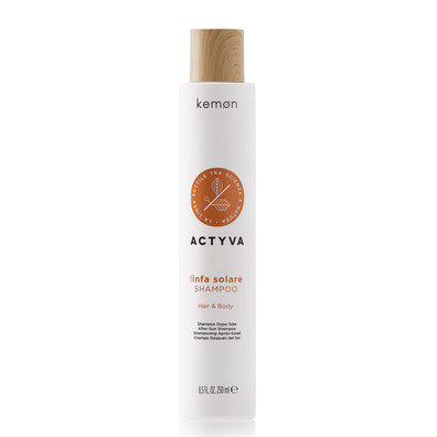Kemon Actyva linfa solare shampoo h&b