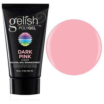 Morgan Taylor Gelish Polygel Dark Pink sheer