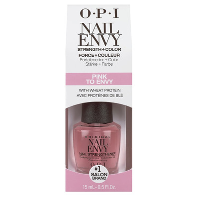 Opi Nail Envy Strength + Color Pink to Envy