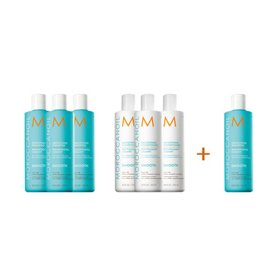 Pack 3+3 Moroccanoil Smooth + regalo champú