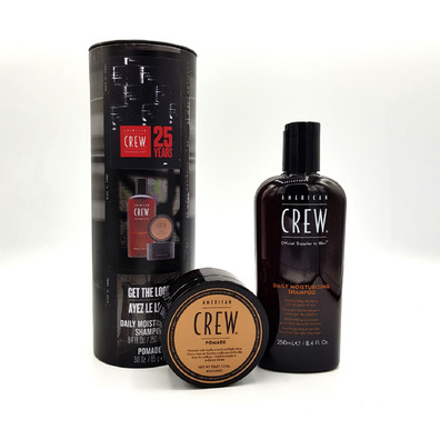 Pack American Crew Daily Moisturizing Shampoo + Pomade