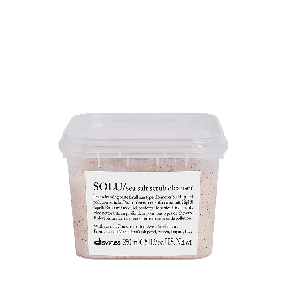 Exfoliante para cabello Solu Sea Salt Scrub de Davines