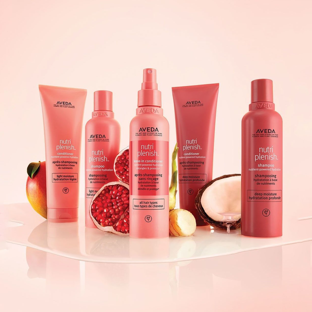 Productos naturales que nutren el cabello y lo protegen del sol de la marca Aveda