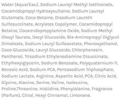 Olaplex Numero 4C Champú clarificante ingredientes